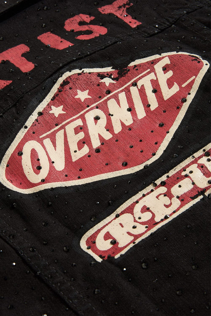 Jordan Craig - Kids Local Dealer Trucker Jacket & Stacked Denim Set - Jet Black