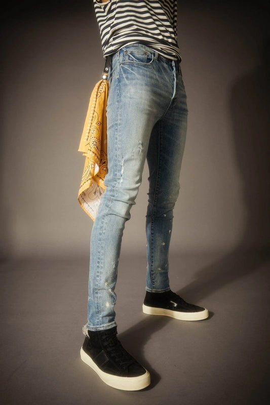 Bluecarats The Mcqueen 5-Pkt Slim-Fit Jean - Bleach Splatter - BLVD