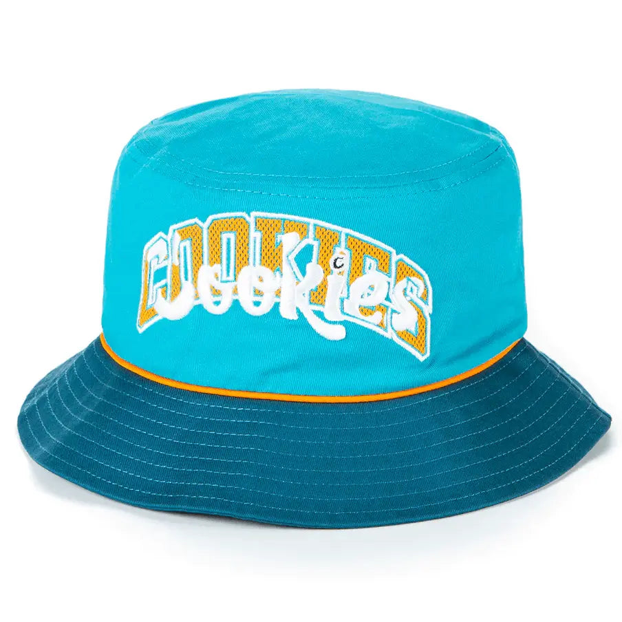 Cookies Loud Pack Bucket Hat Aqua Orange - BLVD