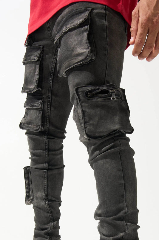 Serenede ''Current'' Cargo Jeans - Grey - BLVD