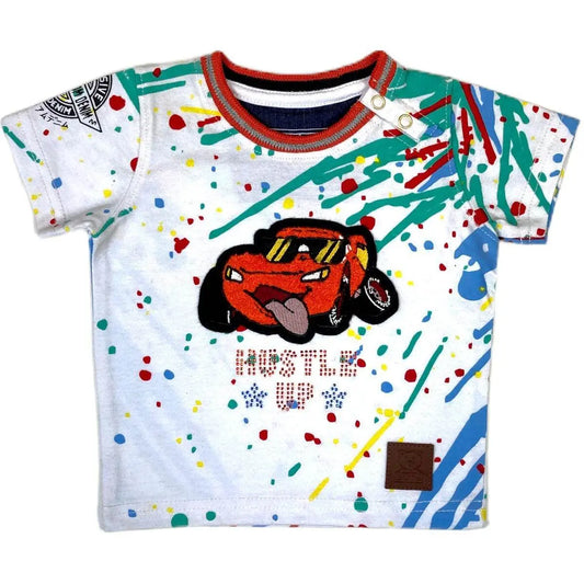 Elite Kids Hustle Up Kids Tee & Knitted Short Set Teal Grey - BLVD