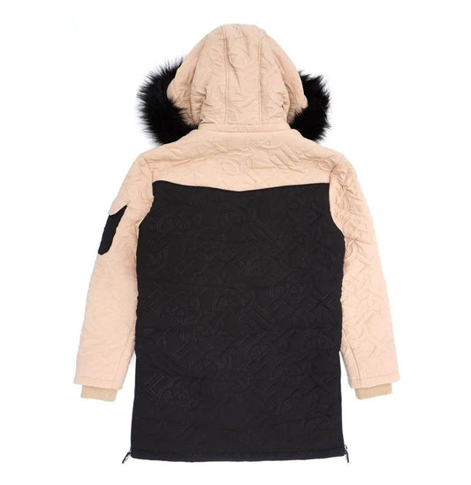 Frost Apollo Long Quilted Jacket - Black - BLVD