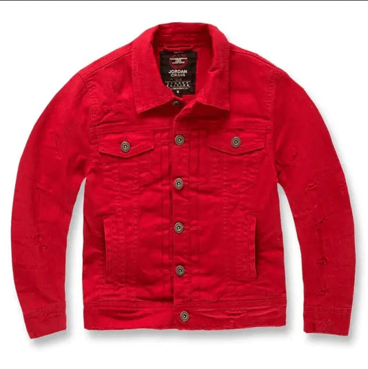 Jordan Craig Kids Tribeca Twill Denim Set ( Red ) - BLVD