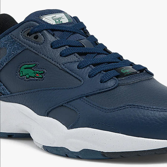 Lacoste Men's Storm 96 Lo Synthetic and Leather Sneakers Navy • NB0 - BLVD