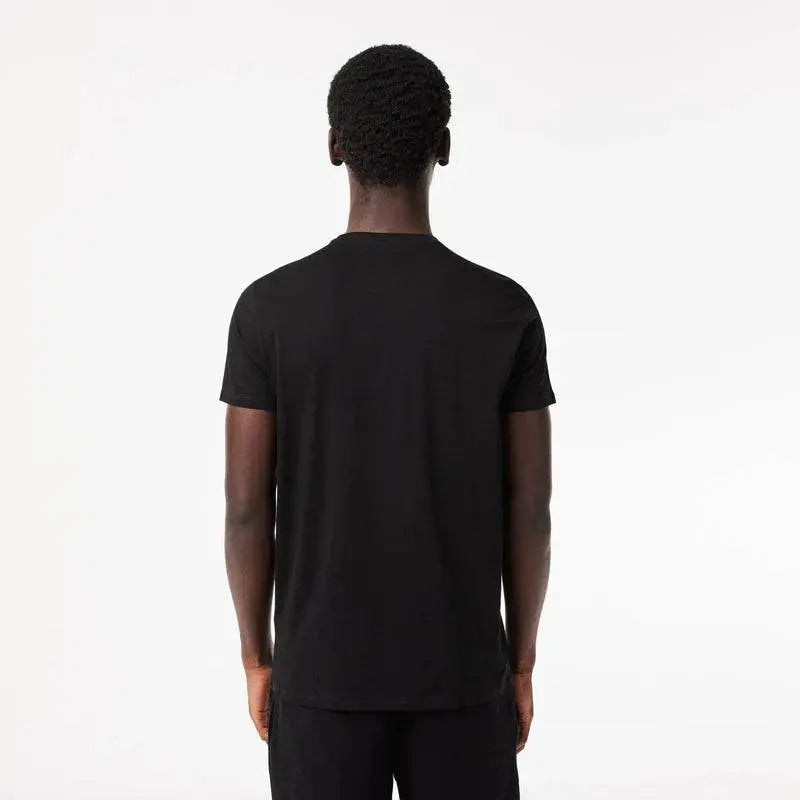 Men’s Lacoste Crewneck Pima Cotton Jersey T-shirt - Black 031 - BLVD