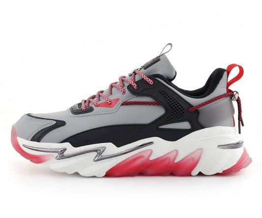 Mazino Men Lolite-011 Sneaker - Grey / Red / Black - BLVD