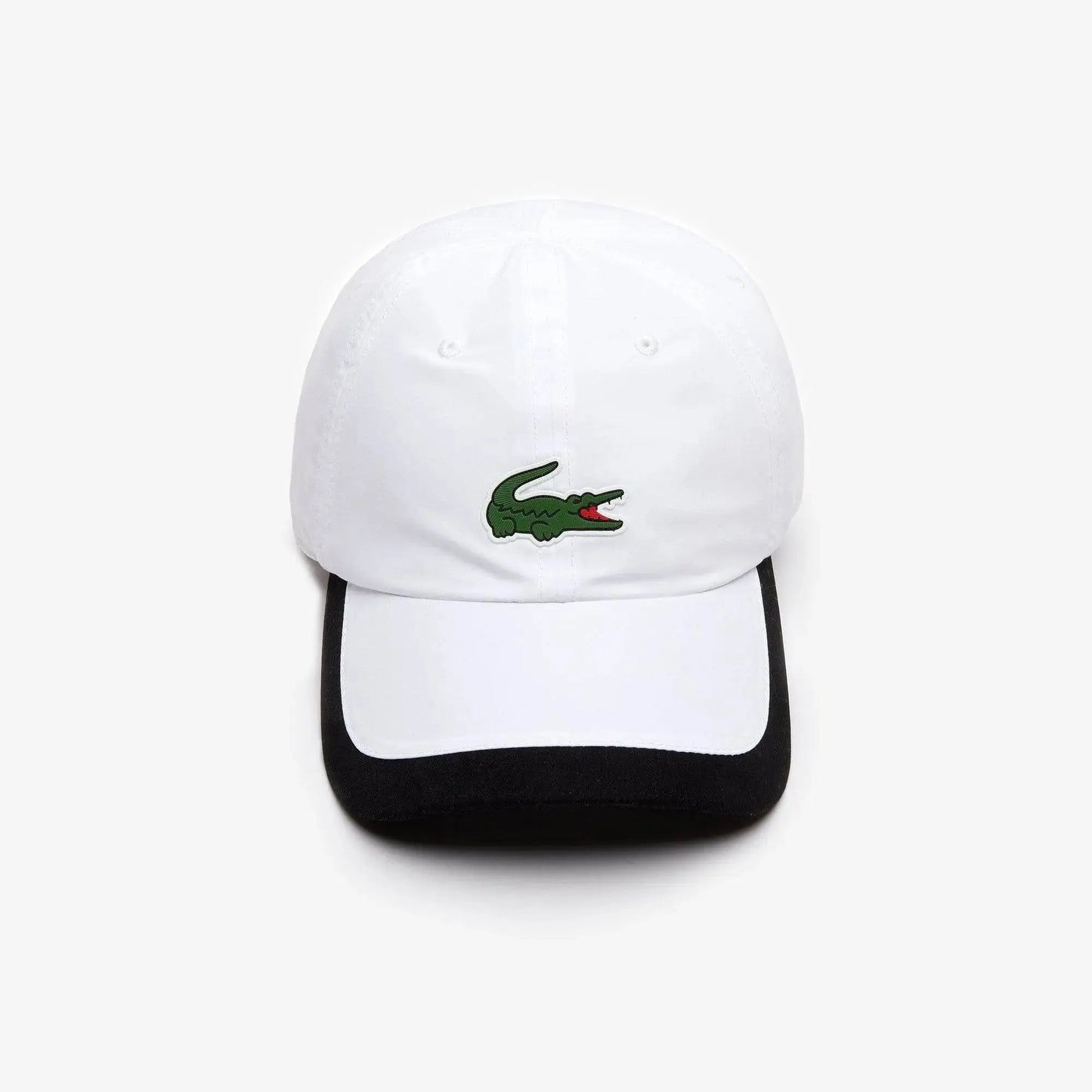 Lacoste Unisex SPORT Contrast Border Lightweight Cap - Au8 White / Black - BLVD