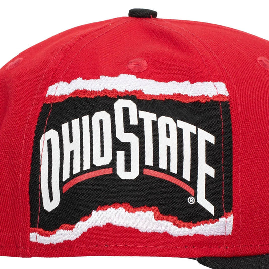 Mitchell & Ness Jumbotron Snapback Ohio State Snapback Hat - BLVD