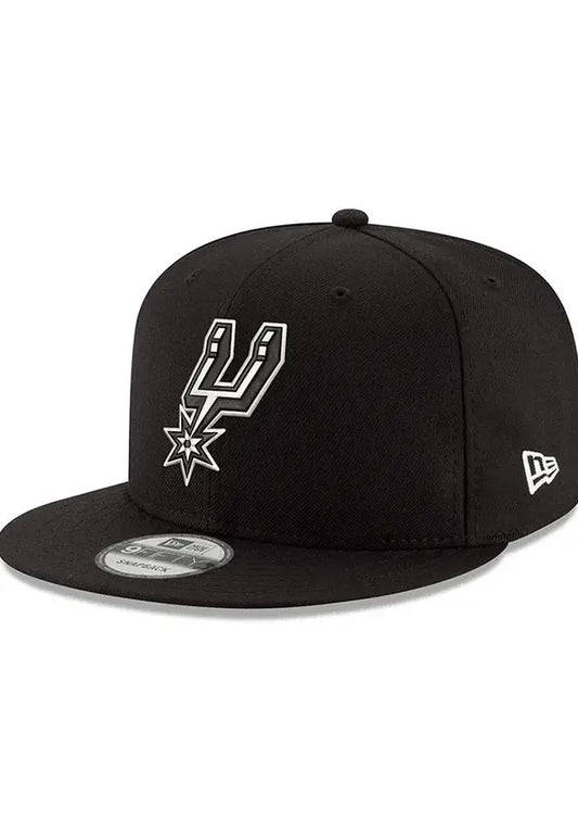 New Era San Antonio Spurs Black 9FIFTY Mens Snapback Hat - BLVD