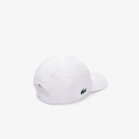 Lacoste Unisex Miami Open Edition Sport Lightweight Tennis Cap - White - BLVD