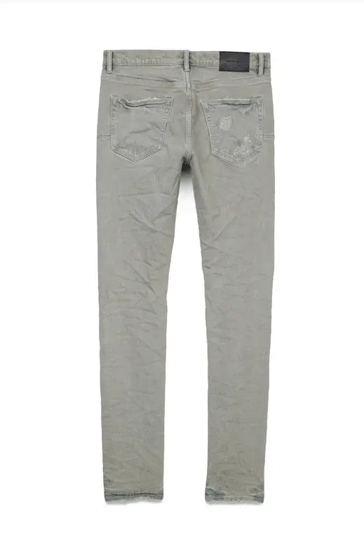 Purple Brand Jeans P001 Low Rise Skinny Jean - Peyote Destroy Repair P001-Pedr123 - BLVD