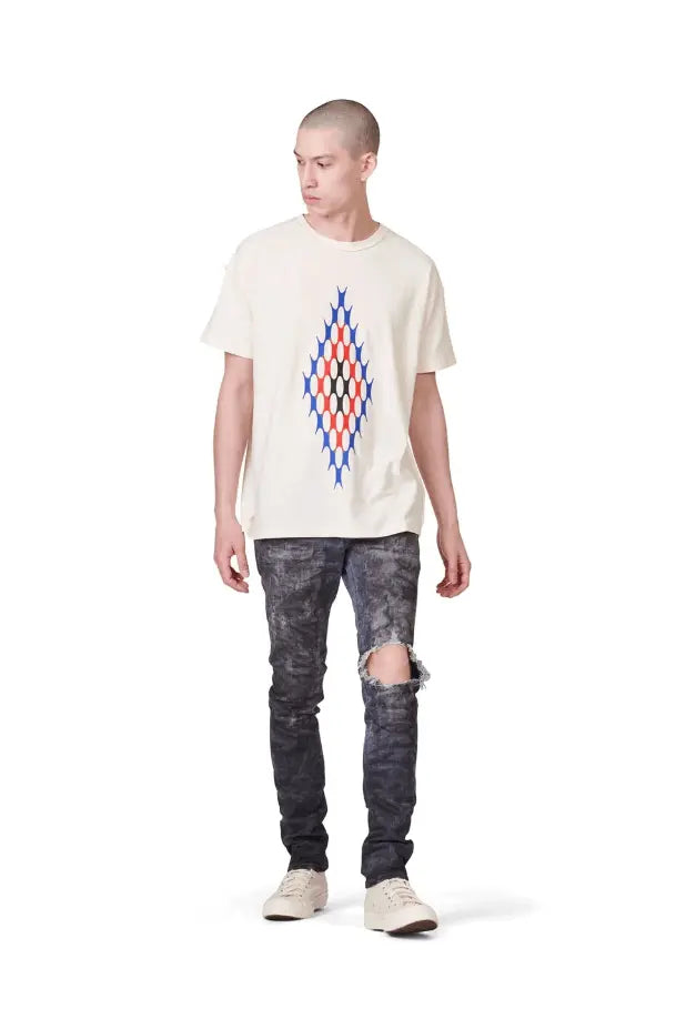 Purple Brand Jeans P001 Low Rise Skinny Waxed Mechanic Indigo Blowout P001-Wmib122 - BLVD