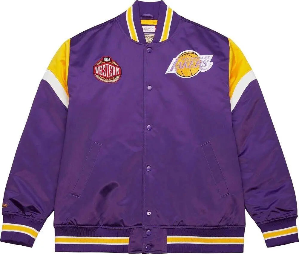 Mitchell & Ness Heavyweight Satin Jacket Los Angeles Lakers - BLVD