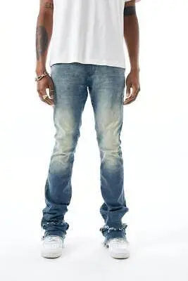 Rebel Minds Stacked Denim Jeans (Vintage Blue) - BLVD