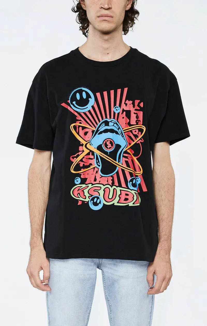 Ksubi - Red Pill Biggie Ss Tee - Jet Black - BLVD