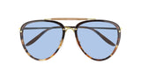 Gucci™ GG0672S 004 58 - Gold/Havana Sunglasses by Gucci | BLVD
