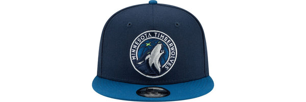 New Era Minnesota Timberwolves Blue 9Fifty Men's Snapback Hat ONE SIZE HATS by New Era | BLVD