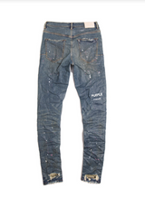 Purple Brand Jeans P001 Low Rise Skinny Dirty Tinted Indigo Vintage MEN JEANS by Purple Brand | BLVD