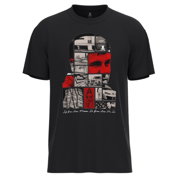 Point Blank Chapo Collage T-shirt  - Black