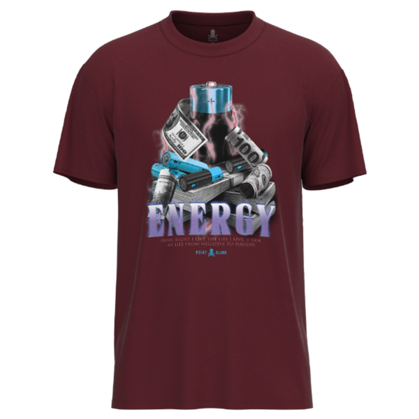 Point Blank Energy T-shirt - Burgundy