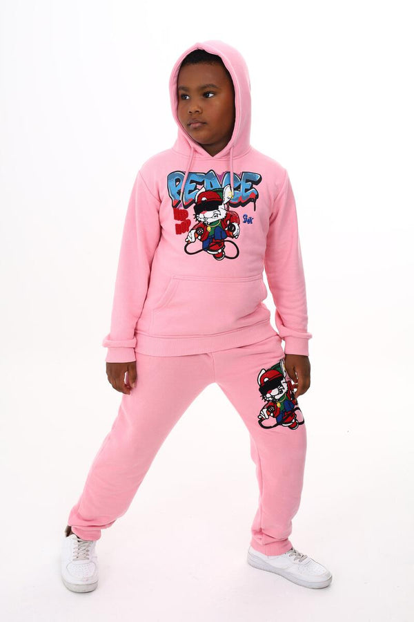 BP Kids Peace Sweatsuit - Pink