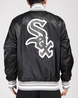 Pro Standard - Chicago White Sox Xcript Tail M Satin Jacket -  Black / Gray