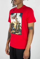 Patriot Graphic Tee & Short Set - Red - BLVD