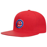 Pro Standard - Chicago Cubs Script Tail Wool Strapback - Red - BLVD