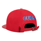 Pro Standard - Chicago Cubs Script Tail Wool Strapback - Red - BLVD