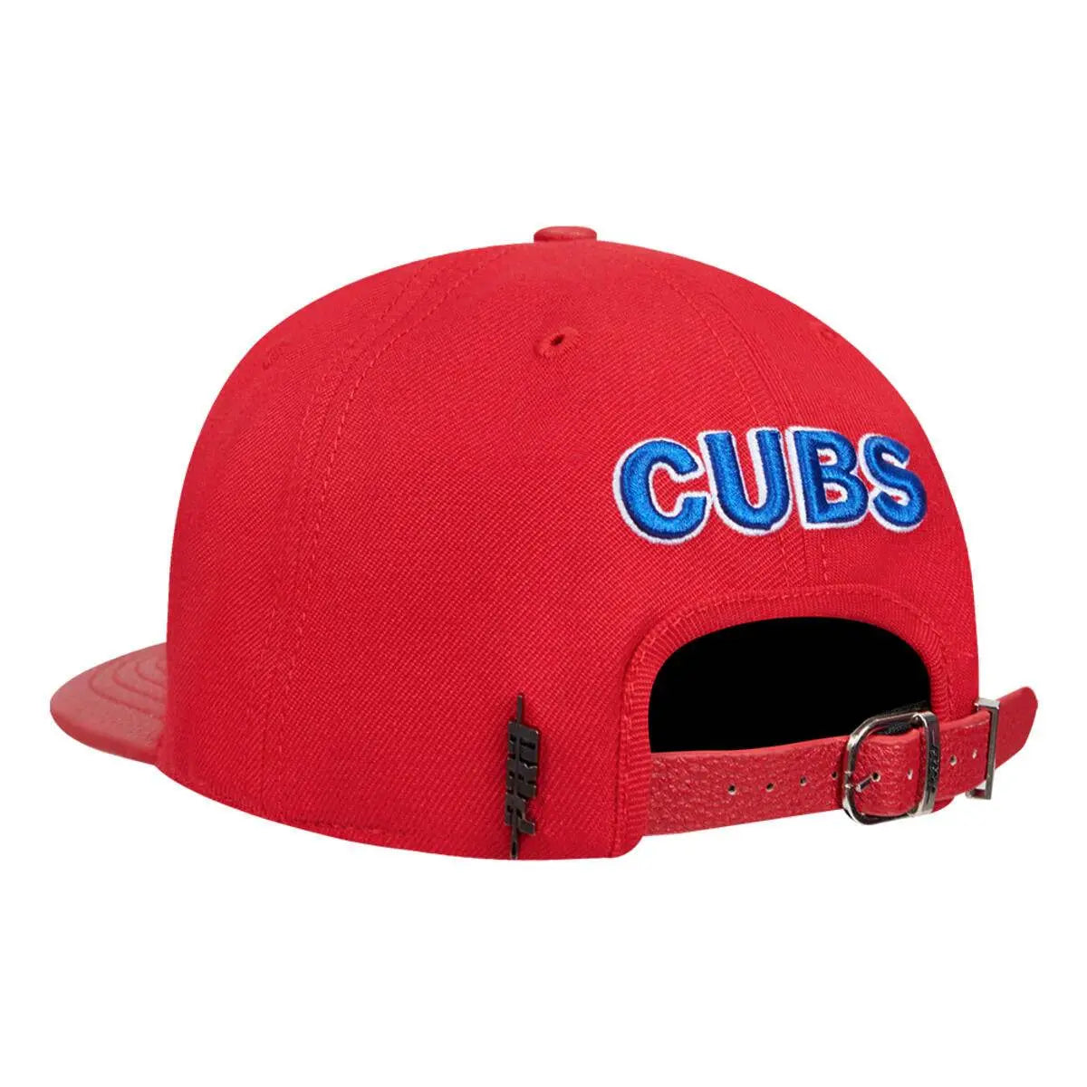 Pro Standard - Chicago Cubs Script Tail Wool Strapback - Red - BLVD