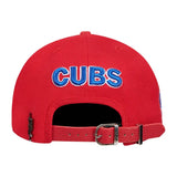 Pro Standard - Chicago Cubs Script Tail Wool Strapback - Red - BLVD