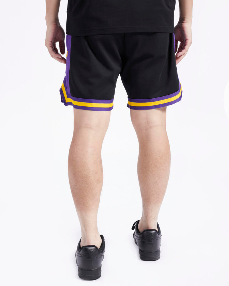 Pro Standard - Los Angeles Lakers Fast Lane Sj Tee & Short Set - Black Purple Yellow