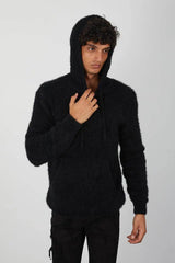One In A Million - Mohair Hoody - Navy - BLVD