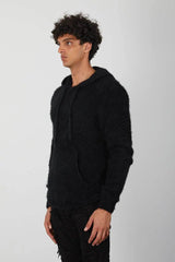 One In A Million - Mohair Hoody - Navy - BLVD