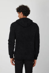 One In A Million - Mohair Hoody - Navy - BLVD