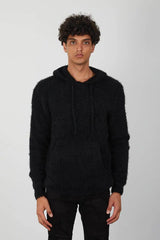 One In A Million - Mohair Hoody - Navy - BLVD