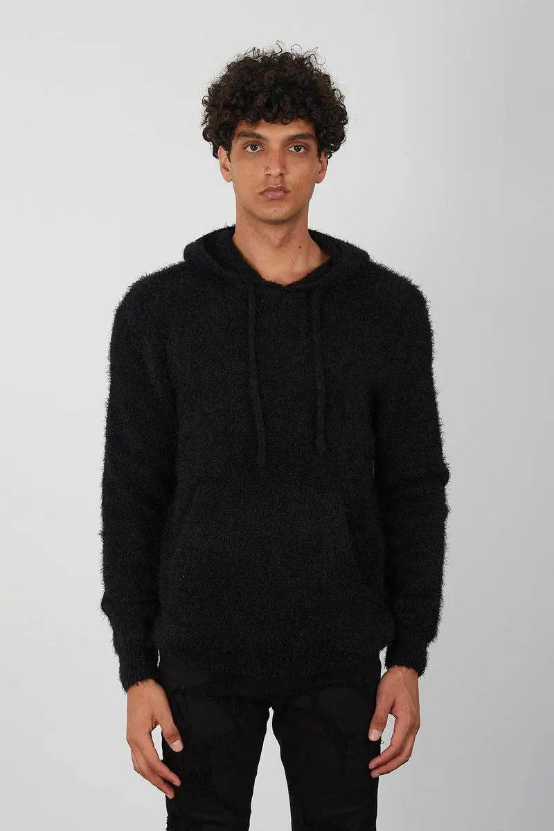 One In A Million - Mohair Hoody - Navy - BLVD