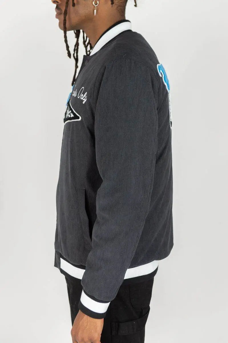 RM World Champs Corduroy Jacket - Dark Grey - BLVD