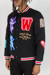 RM Angels Melton Jacket - Black - BLVD