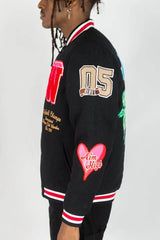 RM Angels Melton Jacket - Black - BLVD
