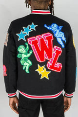 RM Angels Melton Jacket - Black - BLVD