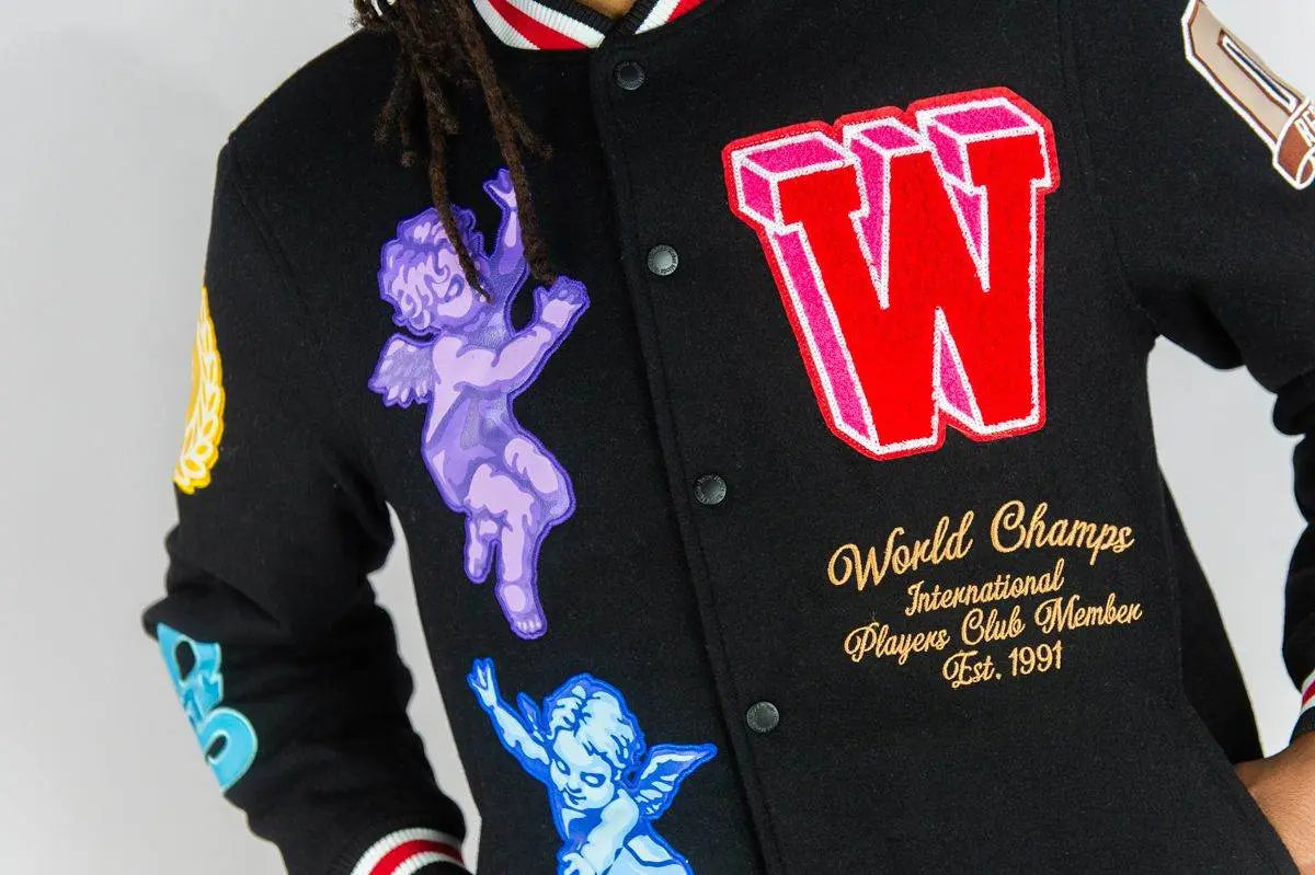 RM Angels Melton Jacket - Black - BLVD