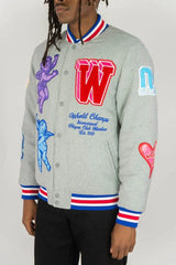 RM Angels Melton Jacket - Heather Grey - BLVD