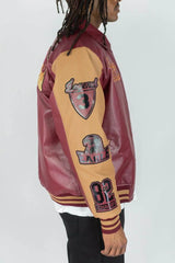 RM Superior Pu Jacket - Burgundy - BLVD