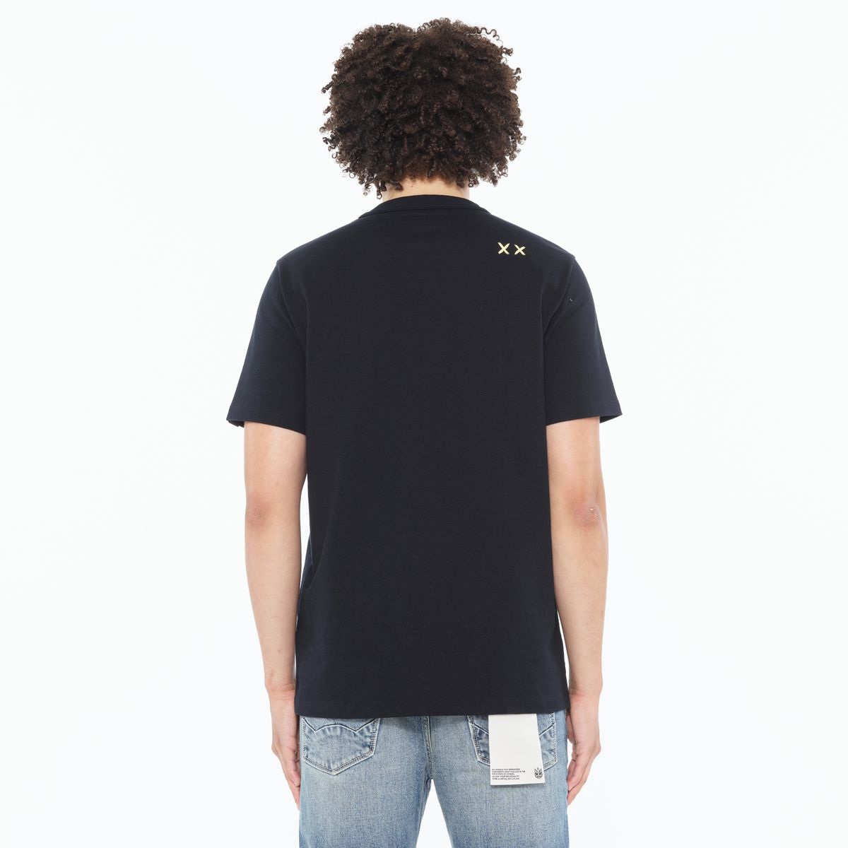 Cult Of Individuality - Heavyweight Short Sleeve Crew Neck Tee "Shattered Logo" in Black Cult Of Individuality