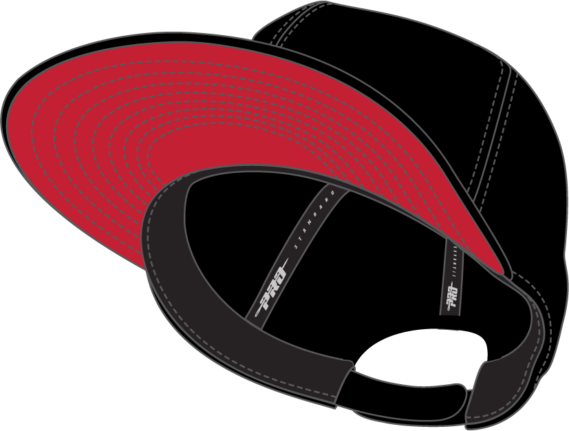 Pro Standard - Chicago Bulls Team Badge Wool Blend Pro Six Snapback - Black Pro Standard