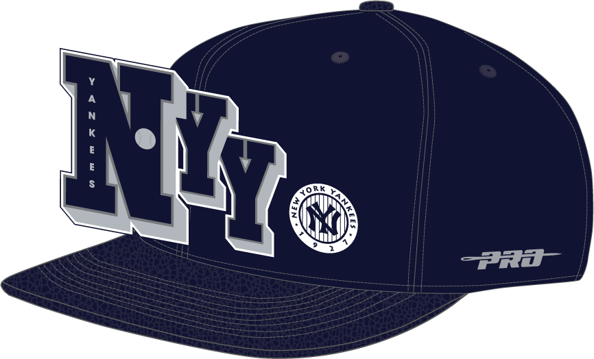Pro Standard - New York Yankees Best Of Wool Blend Pro Six Strapback - Navy Pro Standard