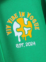 Vibe In Vogue - Motion Men Hoodie - Green / Yellow - BLVD