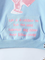 Vibe In Vogue - Winning Moves Stacked Jogging Sets - Baby Blue Pink - BLVD