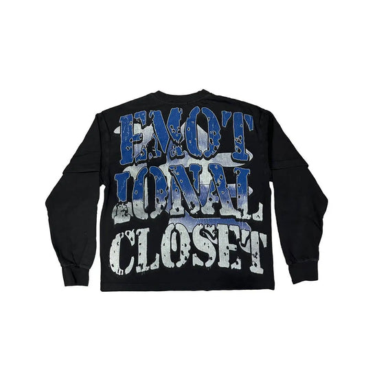 Mixed Emotion - Black “Racer” Long Sleeve - BLVD